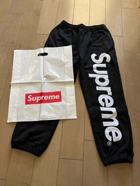 Black Supreme Pants